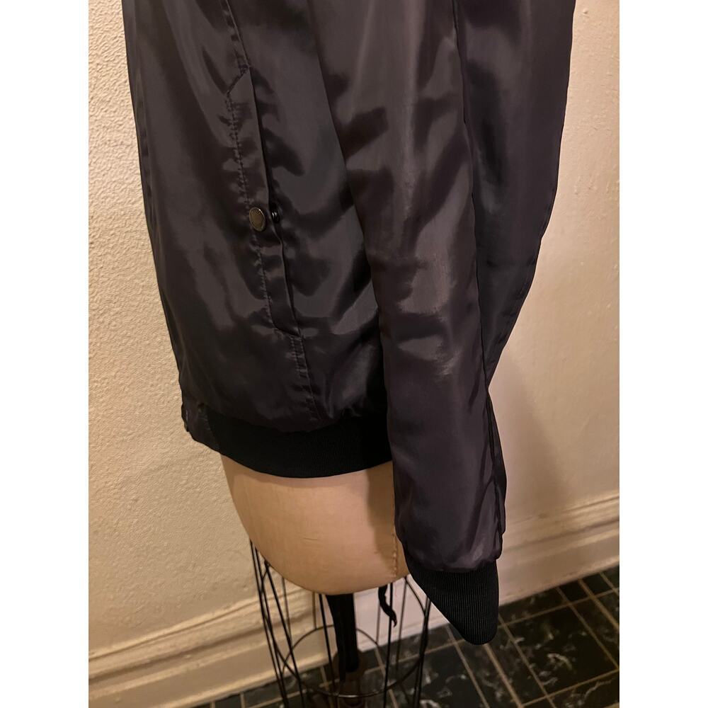 Women’s Michael Kors Gray Bomber Jacket Size L - Picture 5 of 12
